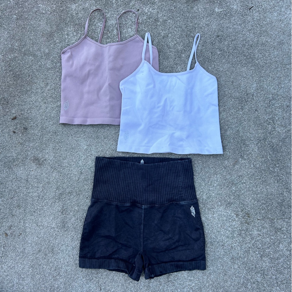 Good Karma Bike Shorts and Tighten Up Tank.